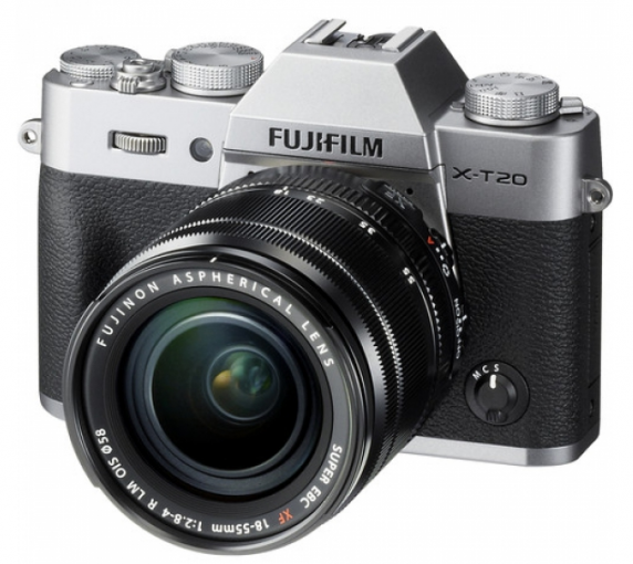 Fujifilm X-T20 strieborný + Fujinon XF18-55mm F2.8-4 - Digitálny fotoaparát