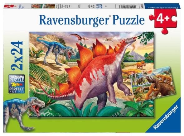 Ravensburger Svet dinosaurov 2x24 dielikov