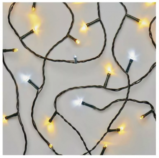 Emos LED vianočná reťaz blikajúca 8m, vonkajšia aj vnútorná, teplá/studená biela, časovač - Vianočné osvetlenie