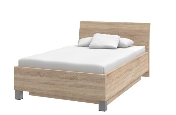 UNO P 120 UP FBAR - posteľ 120cm s roštom a úložným priestorom, dub bardolino (415515)