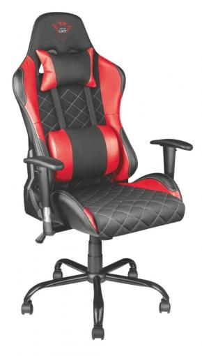 Trust GXT 707R Resto Gaming Chair Red - Herné ergonomické kreslo