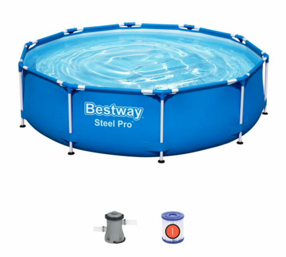 Bestway Záhradný bazén Bestway Steel Pro 3.05m x 76cm Pool Set - Bazén