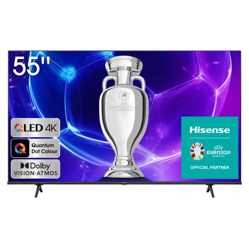 HISENSE 55E7KQ  + súťaž o lístky na EURO 2024 - 4K QLED TV