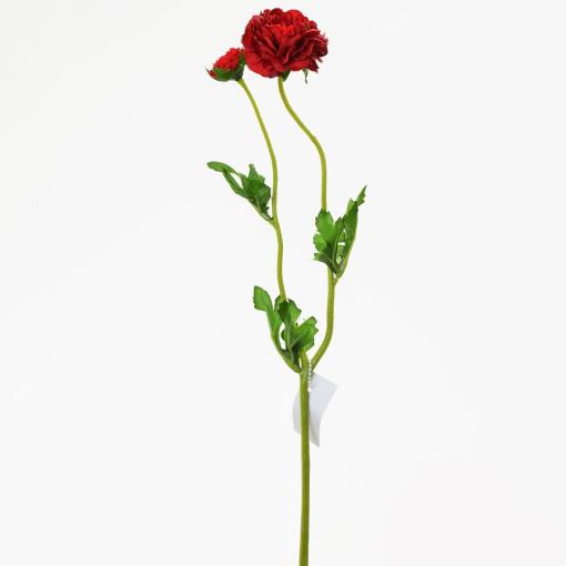 Ranunculus červený kus 39cm - Umelé kvety