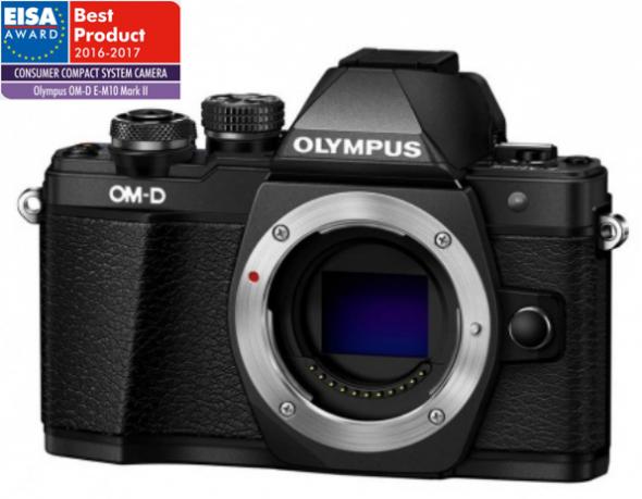 Olympus E-M10 II telo čierny - Digitálny fotoaparát