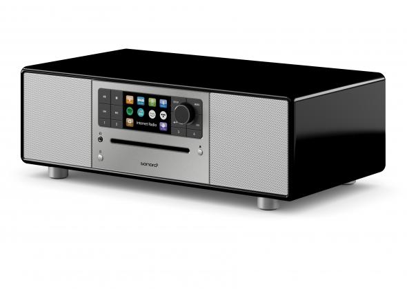 Sonoro Prestige čierny/strieborný - Internetové rádio s CD, DAB+, Bluetooth, Spotify