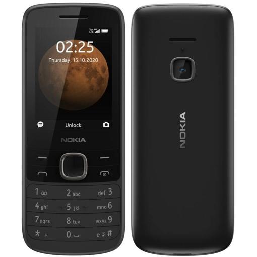 Nokia 225 4G DS čierny vystavený kus - Mobilný telefón