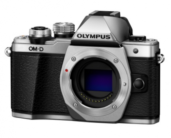 Olympus E-M10 II telo strieborný - Digitálny fotoaparát