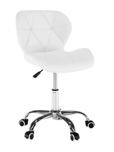 ARGUS NEW BI - Kancelárska stolička, biela/chróm