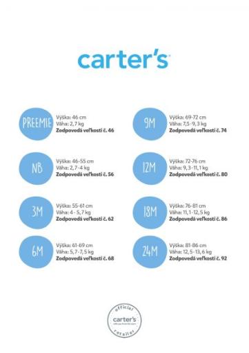 CARTER'S Ponožky Lamb neutrál LBB 2ks NB, veľ. 56