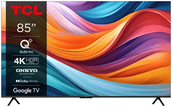 TCL 85T7B  + predĺžená záruka na 5 rokov - QLED 4K Google TV