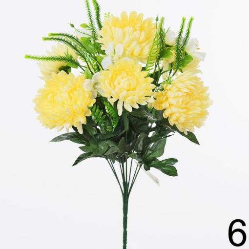 Kytica chryzantéma svetložltá - Umelé kvety