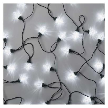 Emos LED vianočná reťaz – šišky 9.8m studená biela, programy - Vianočné osvetlenie