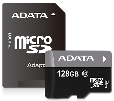ADATA Premier MicroSD(XC) 128GB UHS-I Class 10 + SD adaptér - Pamäťová karta