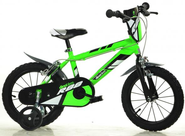 DINO Bikes DINO Bikes - Detský bicykel 14" 414UZ - zelený 2017 - Bicykel