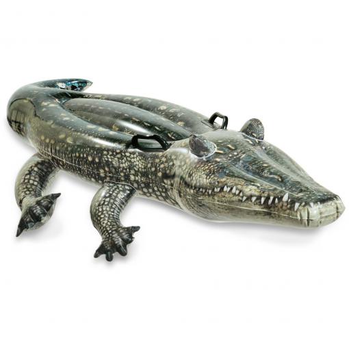 Intex Intex 57551 Nafukovací realistický krokodíl s držadlami - Nafukovacie zvieratko