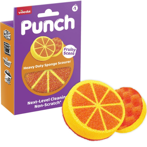 Vileda - PUNCH Orange viacúčelová hubka 1ks