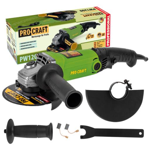 Procraft PW1200 - Uhlová brúska