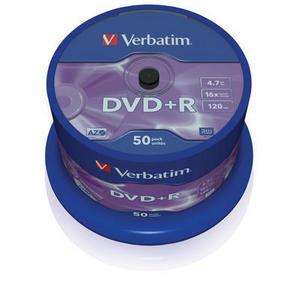 Verbatim DVD+R 50ks, 4.7GB 16x - DVD disk