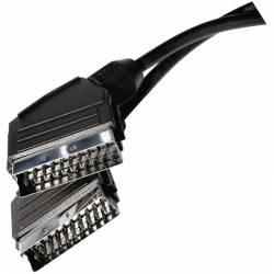 Emos Kábel SCART-SCART 1m 21PIN - Prepojovací kábel