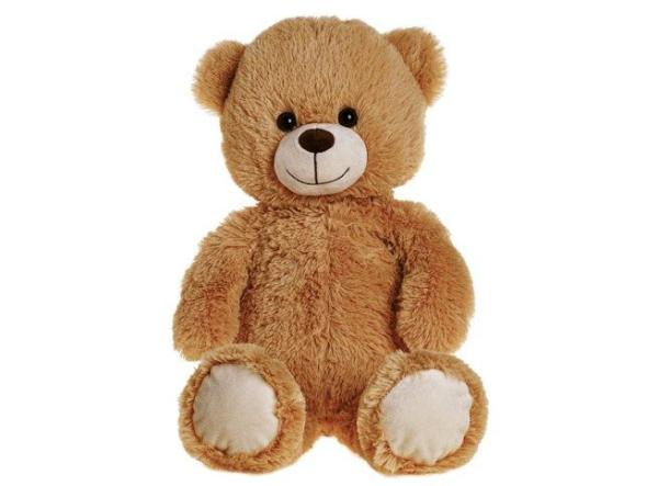 MIKRO -  Medveď plyšový 60cm tmavo hnedý 0m+ - plyšová hračka