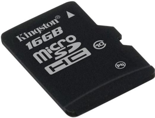 Kingston MicroSDHC 16GB Class 10 - Pamäťová karta + adaptér