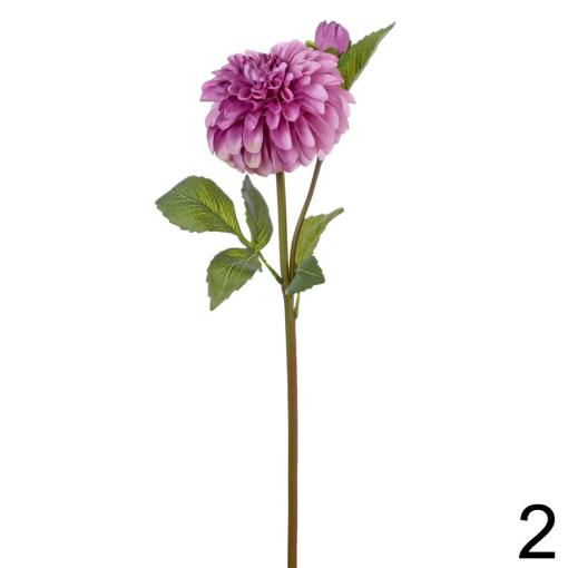Dahlia FIALOVÁ 66cm - Umelé kvety