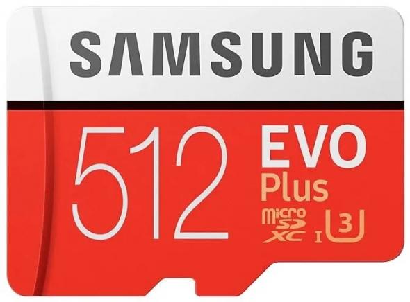 Samsung EVO Plus microSDXC 512GB - Pamäťová karta + adaptér