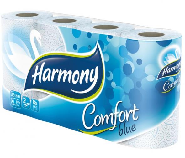 Harmony Comfort Blue - Toaletný papier 8x23,5m