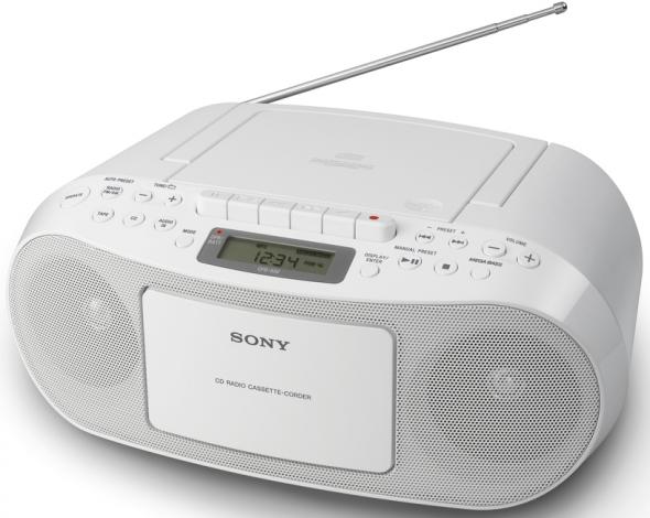 Sony CFD-S50 biely vystavený kus - Rádiomagnetofón s CD