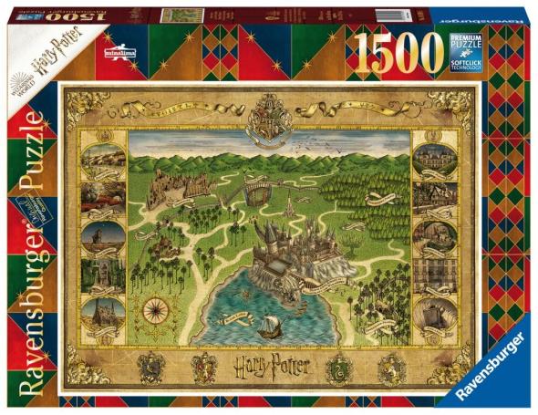 Ravensburger Harry Potter: Mapa Rokfortu 1500 dielikov