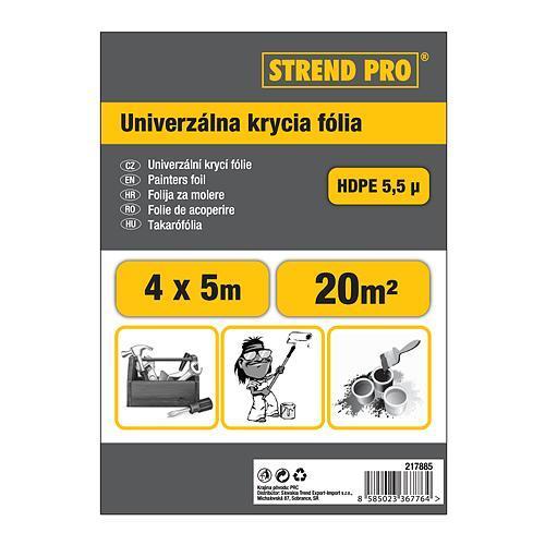 Strend Pro KF1023-0102 - Folia 4x12,5 m, 0,0055 mm, Uni