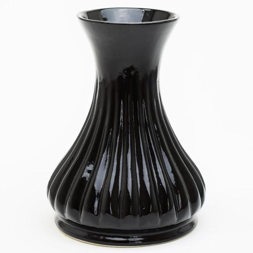 Váza čierna lesklá KK3011 210/280 - Váza