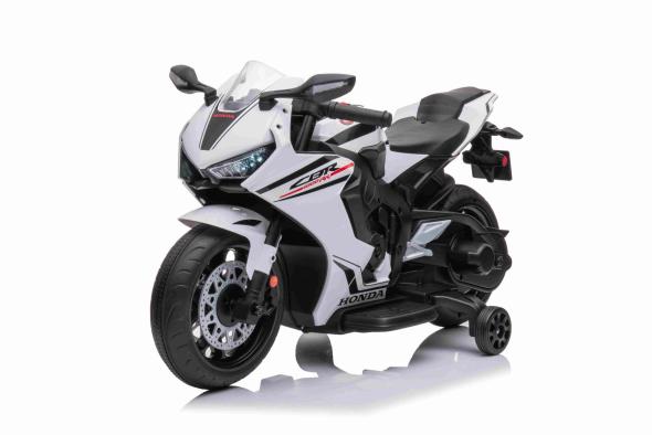 BENEO HONDA CBR 1000RR, Licencované, 12V batéria, Plastové kolesá, 30W motor, LED svetlá, pevný rám, - Elektrická motorka