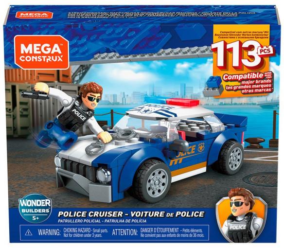 Mattel MEGA BLOKS POLICAJNÉ VOZIDLO