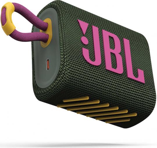 JBL GO3 zelený - Prenosný vodotesný bezdrôtový reproduktor