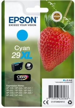 Epson 29XL XP-245 cyan - Náplň pre tlačiareň