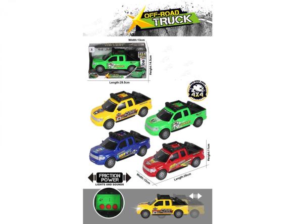 MAC Toys Auto so zvukom a svetlom, červené