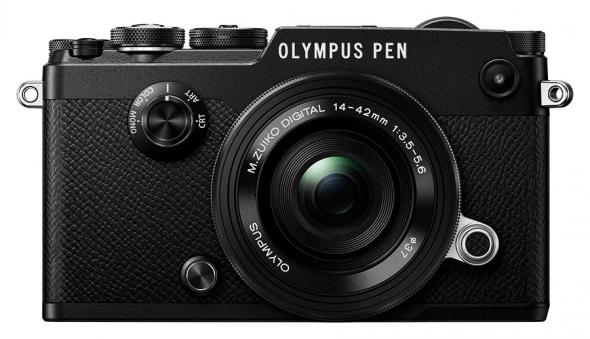 Olympus PEN-F + M.ZD ED 14-42mm f/3.5-5.6 EZ Pancake Čierny - Digitálny fotoaparát