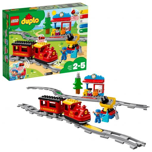 LEGO Duplo LEGO® DUPLO® 10874 Parný vlak - Stavebnica