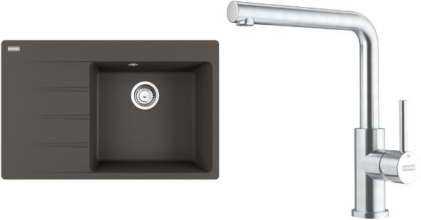 Franke SET G287 ŠB  + doručenie zadarmo  - Set drez CNG 611-78 TL/7 š.bridlica + batéria FC 6985.501