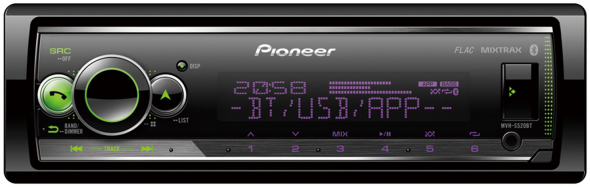 Pioneer MVH-S520BT - Autorádio s Bluetooth