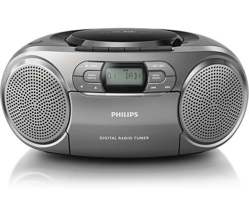 Philips AZB600 - Rádiomagnetofón s DAB+