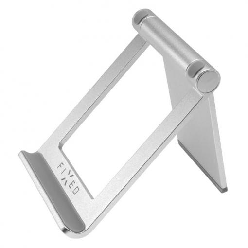 FIXED Frame Tab Silver - Hliníkový stojanček na stôl pre tablety