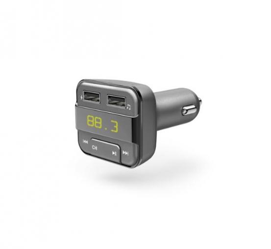 Hama Bluetooth FM transmitter s USB nabíjacou funkciou šedý - FM transmitter