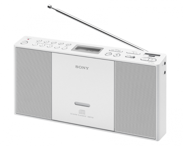 Sony ZS-PE60W vystavený kus - Prenosné rádio biele