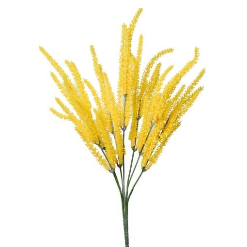 Zápich vres žltý 36cm - Umelé kvety