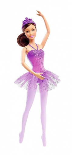 Mattel Barbie Barbie Balerína brunetka DHM43 - Bábika