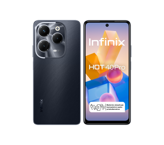 Infinix Hot 40 PRO 8/256GB čierny - Mobilný telefón