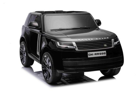BENEO Range Rover model 2023, Dvojmiestne, čierne, Koženkové sedadlá, Rádio so vstupom USB, Zadný Po - Elektrické autíčko